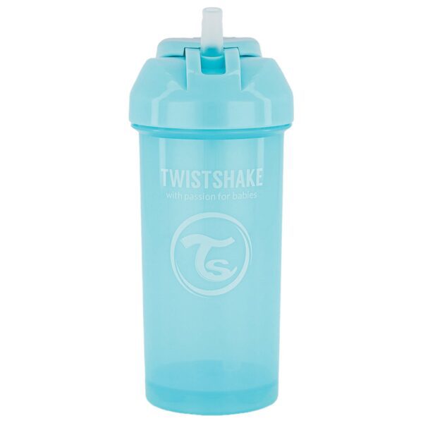 Twistshake boca sa slamkom 360ml plava